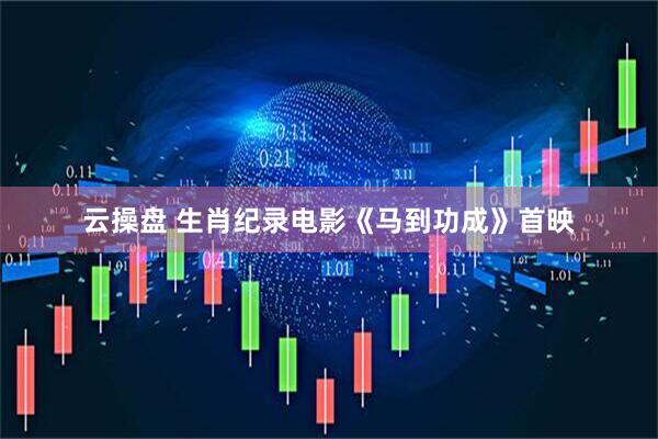 云操盘 生肖纪录电影《马到功成》首映